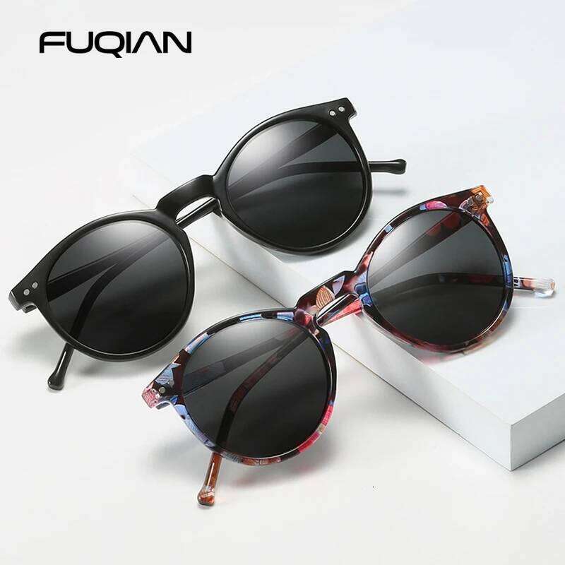 Luxury Small Round Polarized Sunglasses Women Men Retro Classic Black Sun Glasses For Ladies Fashion Driving Shades UV400 Z260127