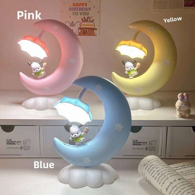 Cute Night Light Table for Bedroom Sleep Bedside Lamp Girls Birthday Gift Desktop Decor Kids Room Ambient Lighting Z260127