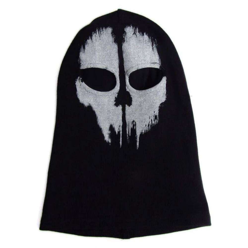Ghost Style Skull Balaclava Tactical Cotton Face Mask For Military Cosplay Motorcycle Skiing Call Of Duty Halloween Party Gear 26Y0127