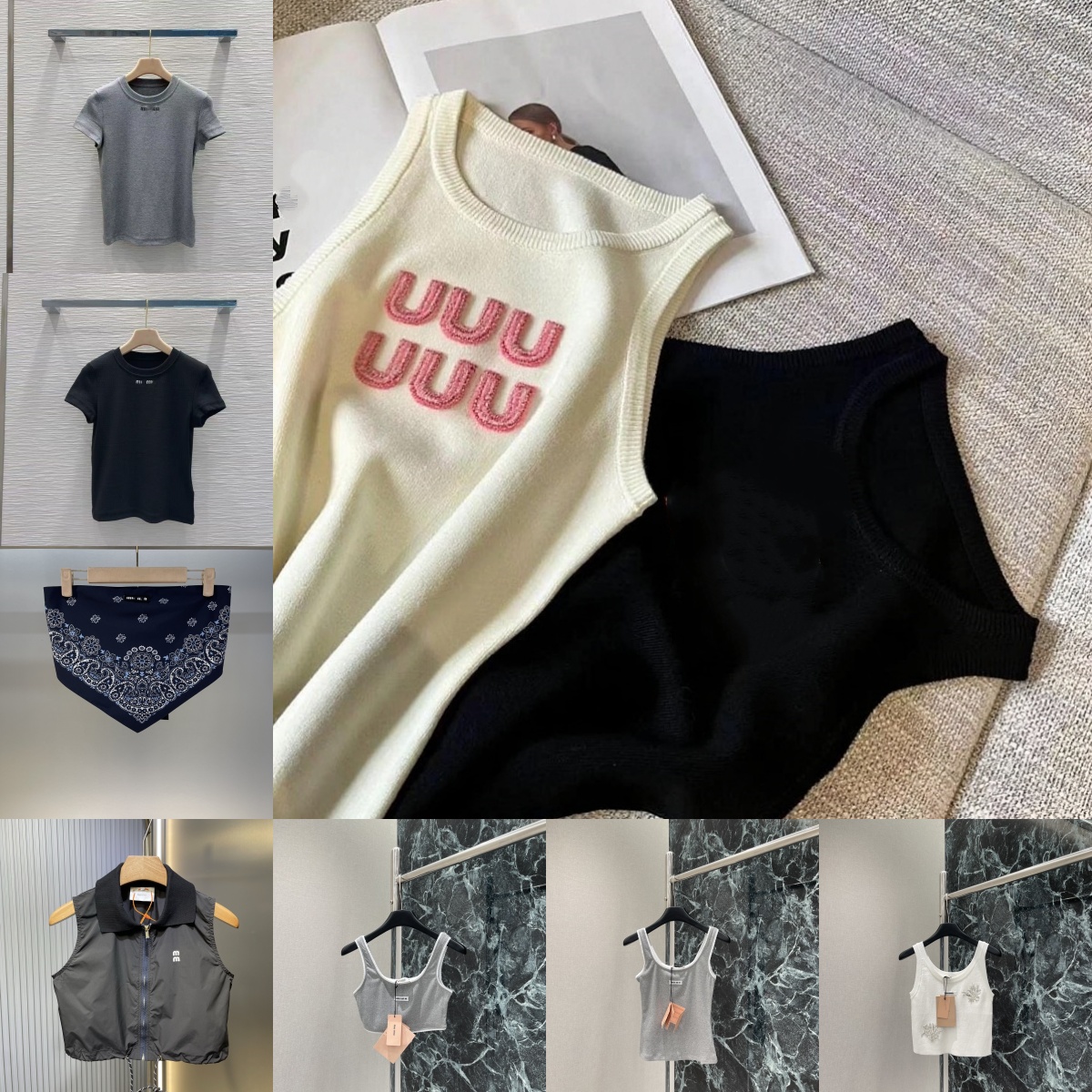 Tank Top Women Designer Knits Tank Top Croptop Designer Embroidery Vest Tops Sleeveless Breathable Knitted Pullover Womens Sport Crop Tops