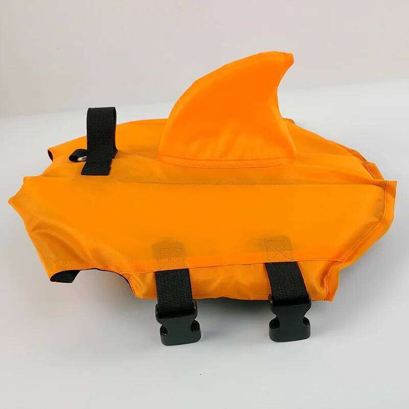 Shark Fin Puppy Life Adjustable Swimming Safety Jacket with Handle Dog Surfing Vest XJ260127