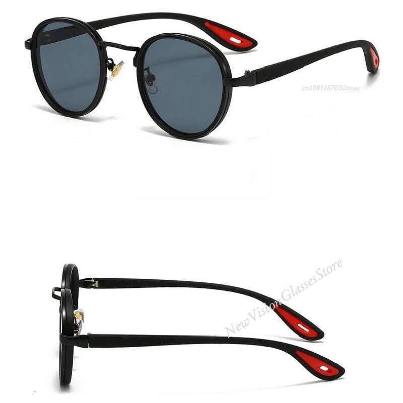 Vintage Outdoor Sunglasses Men Round Fashion Plastic Titanium High Quality Sun Man UV Protection Glasses Woman Z260127
