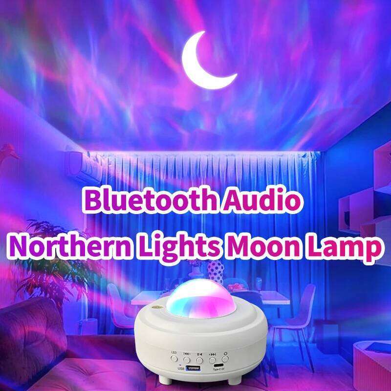 LED Aurora Galaxy Starry Sky Projector Lamp Northern Lights Bedroom Home Room Decoration Nightlights Luminaires Gift Z260127