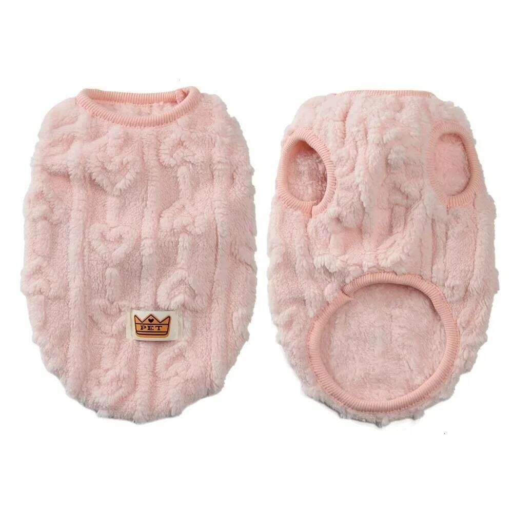 High Quality Warm Winter Fleece Dog Clothes Cute Chihuahua Yorkie Coat Pet Vest Jacket Love Print Costume Puppy Outfits Cats XJ260127