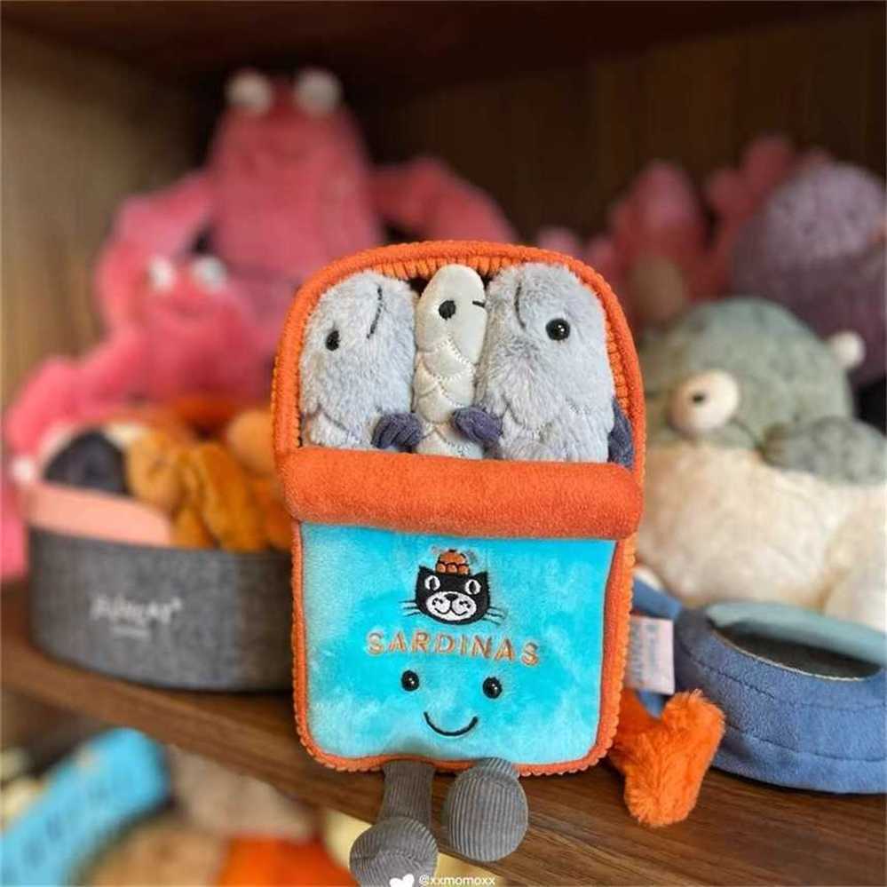 Jellys Cat Large Collection Sardine Can Cute Animal Plush Toy Gift Halloween 70% off Clearance Sale