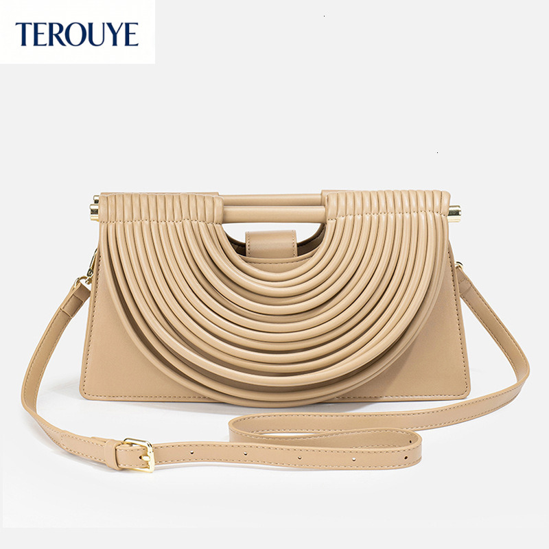 TEROUYE Autumn/Winter New French Personalized Style Retro Handbag Light Luxury Elegant bag bag Style Women's Shoulder Bag