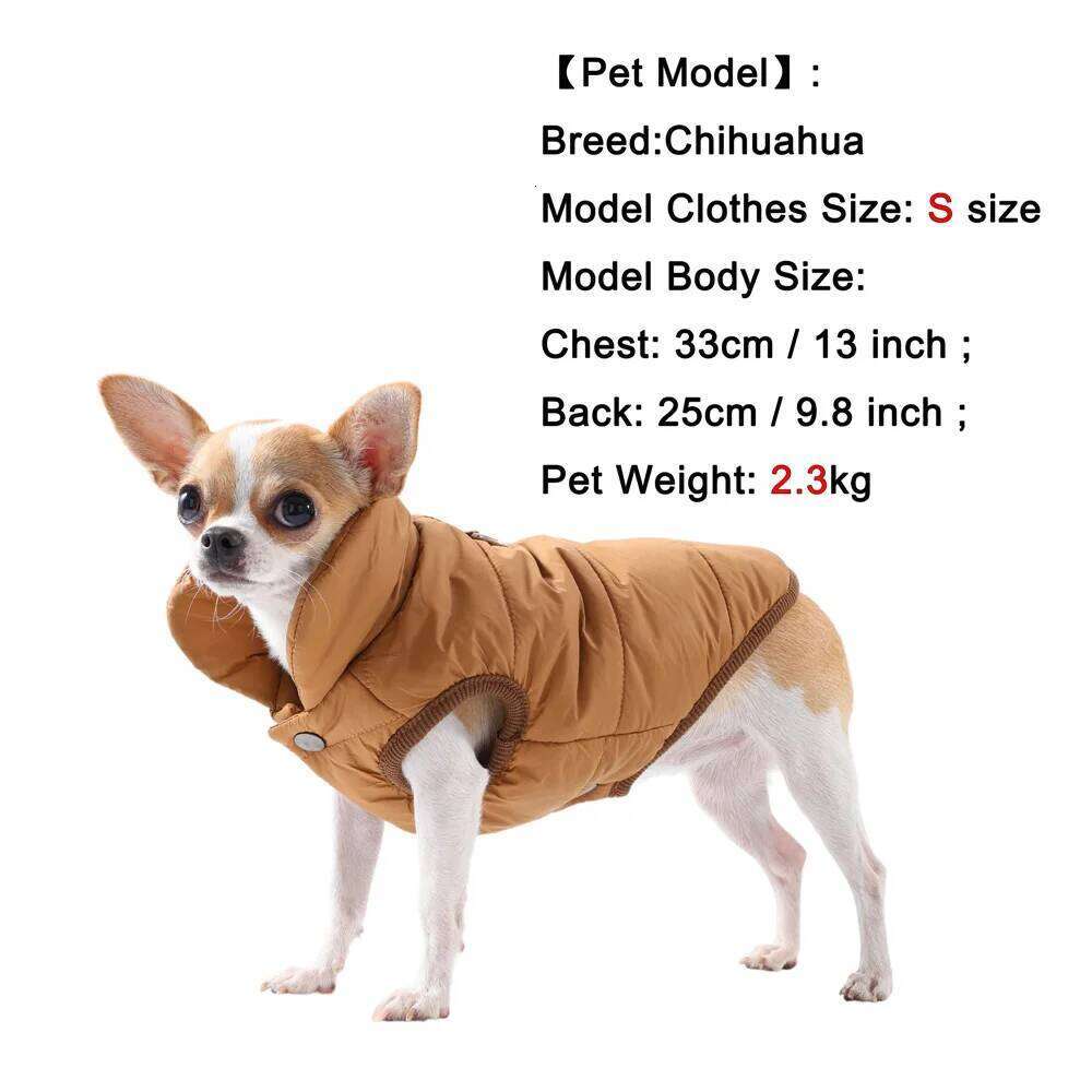 Autumn Winter Dog Clothes For Small Medium Dogs Cats Puppy Jacket With D-ring Warm Cat Coat Chihuahua Bulldog Pug Pet Overalls XJ260127