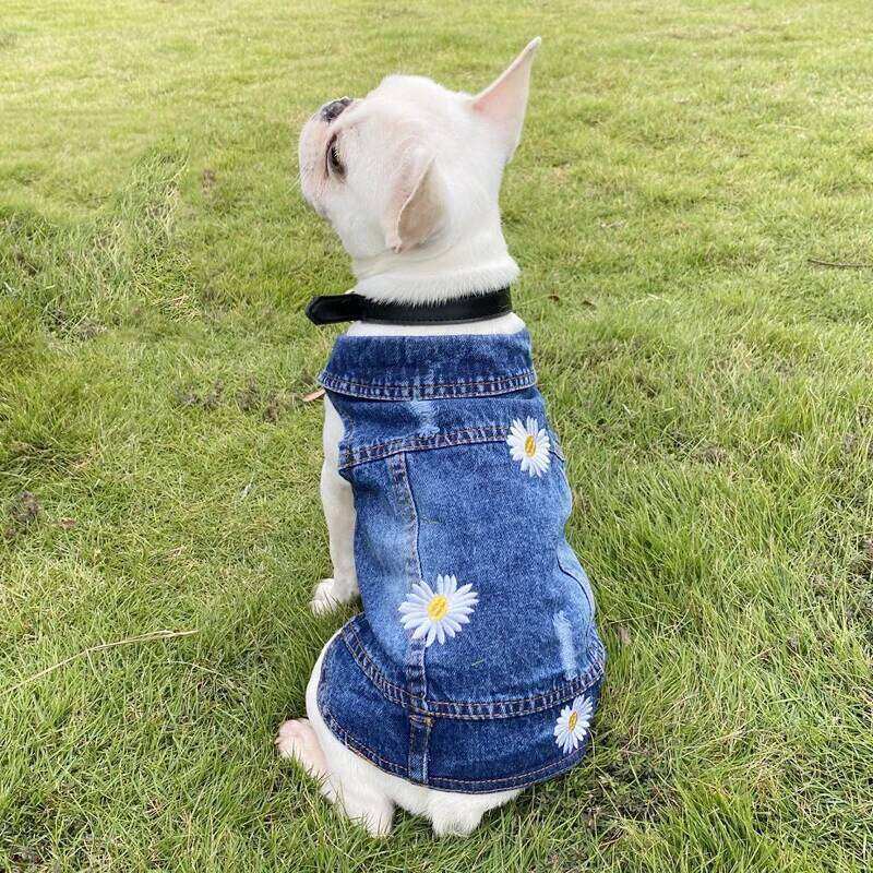 XS-2XL Denim Cowboy Pet Clothing For Small Dogs Jeans Jacket Dog Vest Coat Puppy Outfits Cat Clothes XJ260127