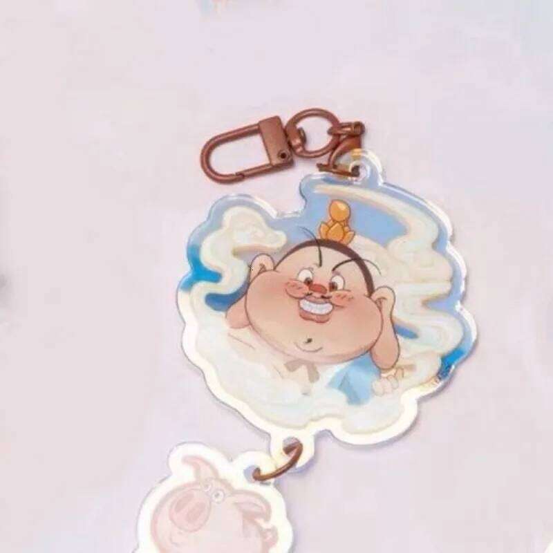 Ne Zha 2 Acrylic Keychain Aobing Movie Animation Figure Accessories New Hot Keyring Backpack Cute Pendant Children Toys Gifts S260126 48d