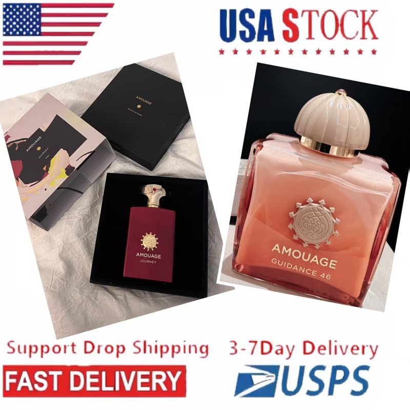 USA 3-7 days fast delivery Amouage Guidance Perfume 100ml Woman Fragrance Overture Honour Love Tuberose Eau De Parfum Long Lasting Smell Cologne