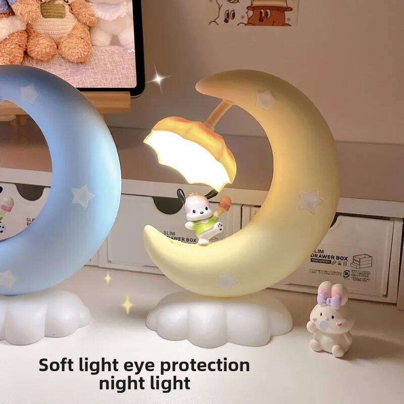 Cute Night Light Table for Bedroom Sleep Bedside Lamp Girls Birthday Gift Desktop Decor Kids Room Ambient Lighting Z260127