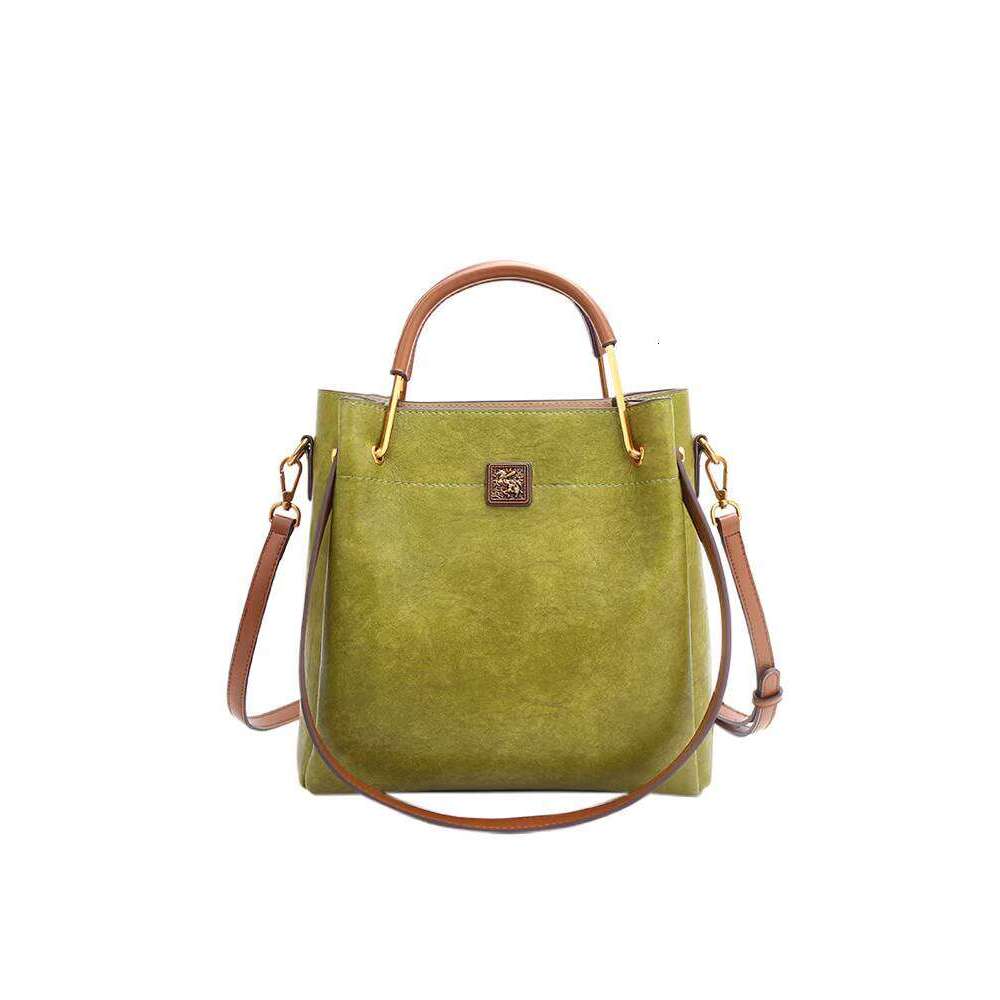 MACK JHARLES retro Large Capacity Commuting Bucket Women's 2025 Autumn New High-end Tote Bag