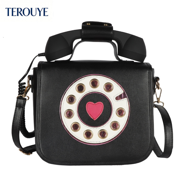 TEROUYE Autumn/Winter bag New Women's Fashion Phone Bag bag Personalized European and American Fashion Creative Shoulder Bag