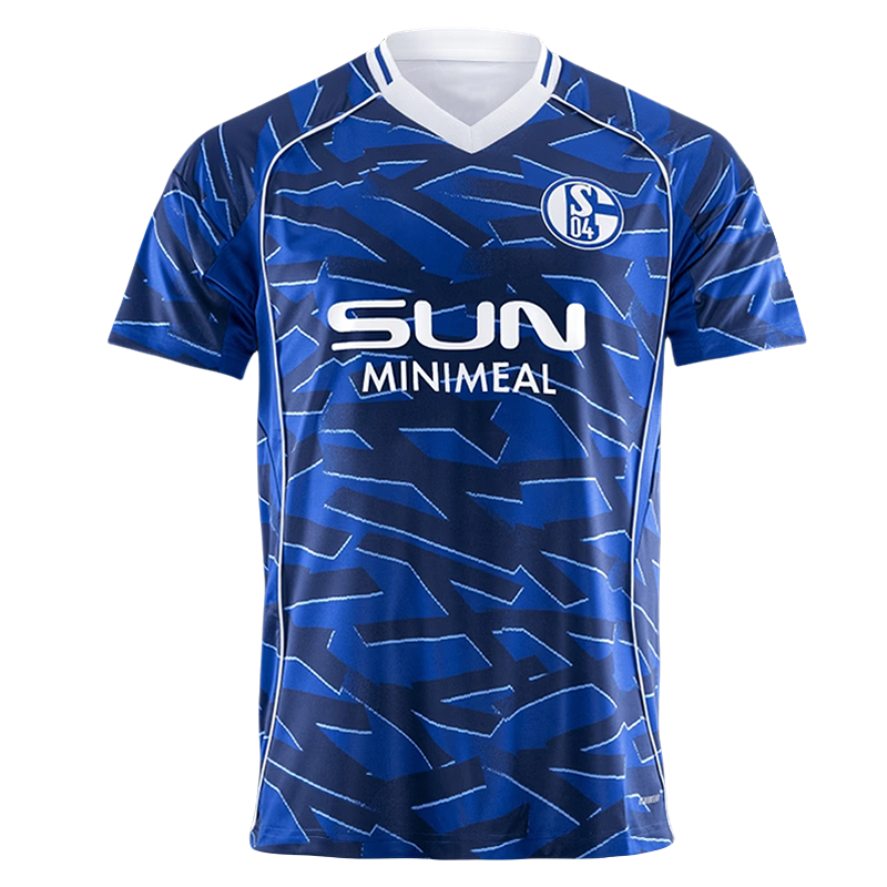 4XL 25 26 FC Schalke 04 DZEKO Soccer Jerseys 150th anniversary Retro 1984 93 97 2010 12 Schalke 2025 2026 SYLLA LASME KARAMAN GOMIS Football Shirts Me