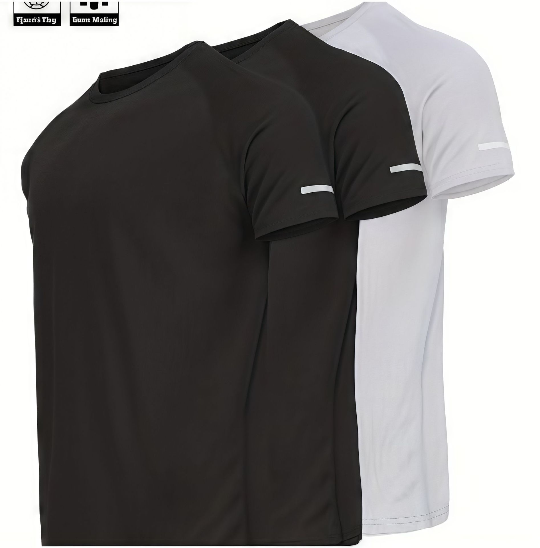 2026 summer new multi piece men's short sleeved sports T-shirt running training fitness quick drying casual clothes Free Shipping