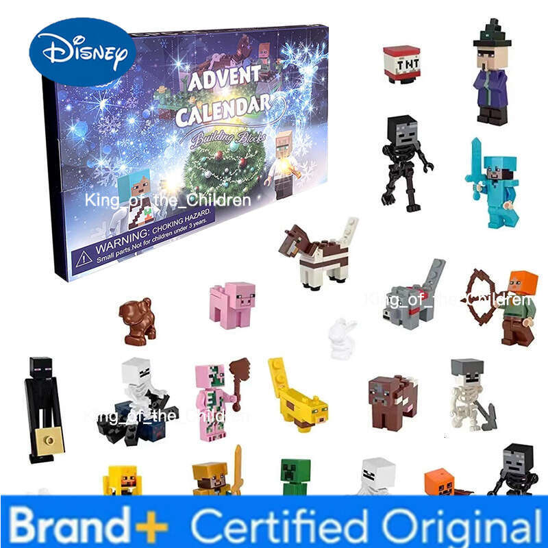 Disney Marvel Advent Calendar Box Figure Anime Action Figure Model Building Blocks Christmas Advent Calendar Countdown Kids Toys H251222