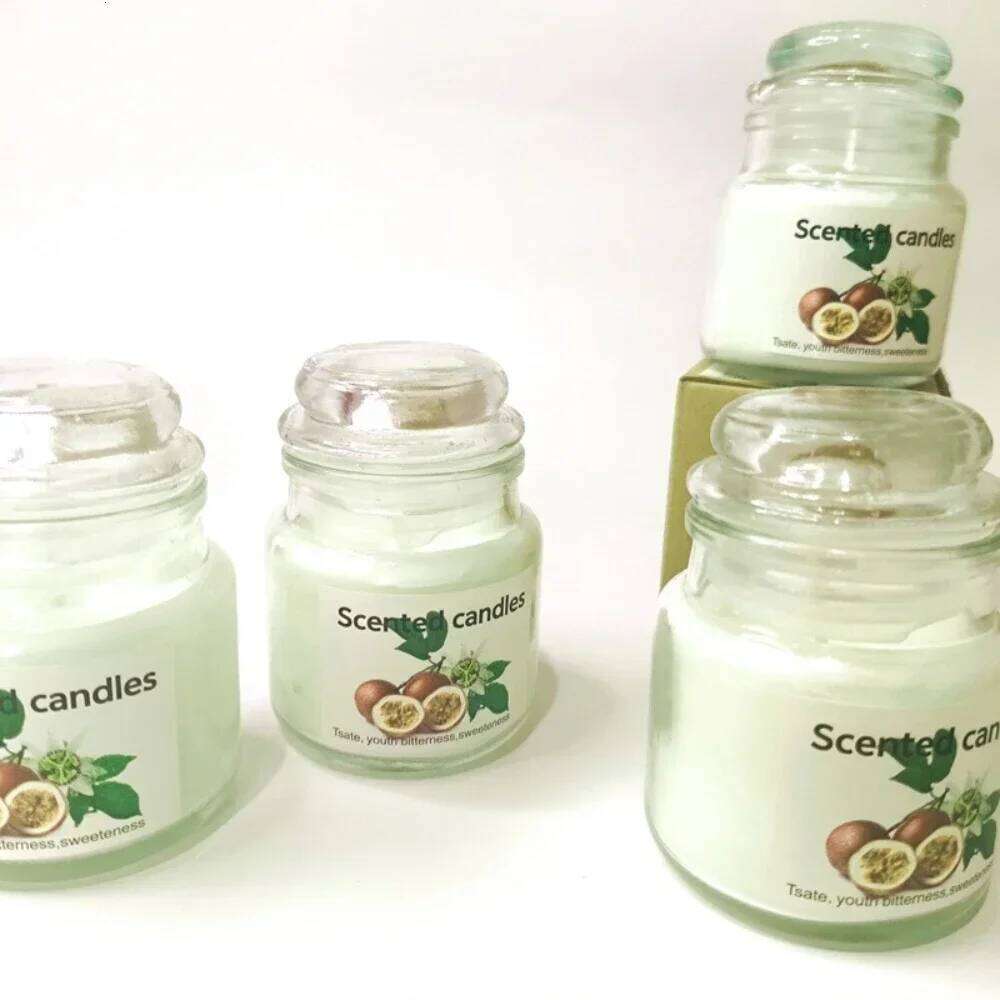 Empty Glass Candle Jar with Lid Customized Gravure Printing Luxury Holder Making Scented Candles for Valentine's Day Y260127