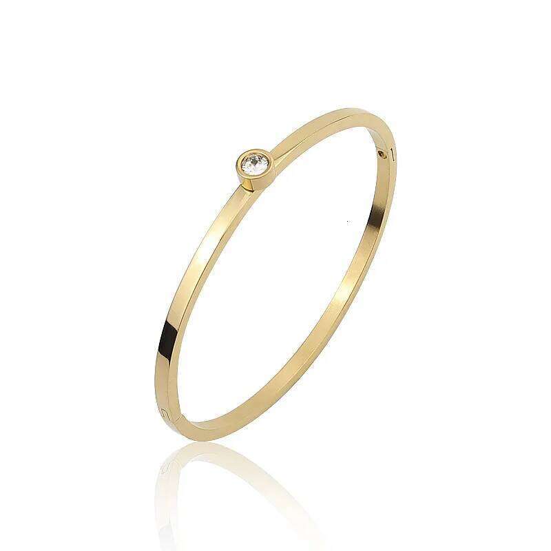 Hot Selling Fashion Glossy Crystal Stainless Steel Bracelet For Women Children Love Gifts And Jewelry Wholesale XJ260127