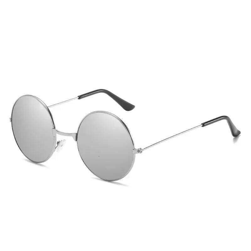 Popular Fishing Leisure Round Metal Retro Vintage Sunglasses for Men Women 2023 Fashion Eyewear Sun Glasses UV400 Z260127
