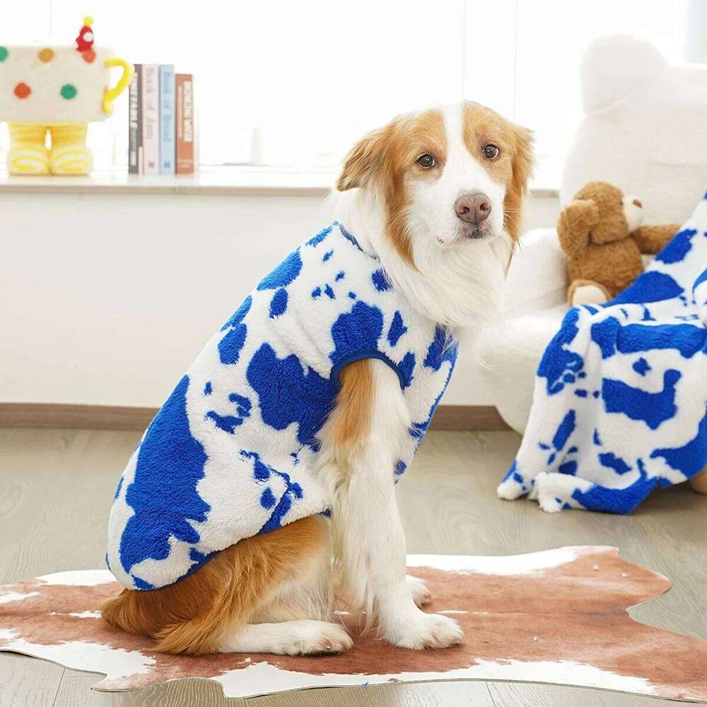 Cute Puppy Jacket Soft Fleece Warm For Medium Large Dogs Autumn and Winter French Bulldog Chihuahua Coat Clothes XJ260127