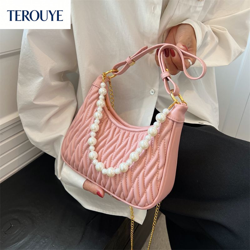 TEROUYE bag autumn and winter bag new underarm bag crossbody bag niche design light luxury elegant style French style women's underarm bag