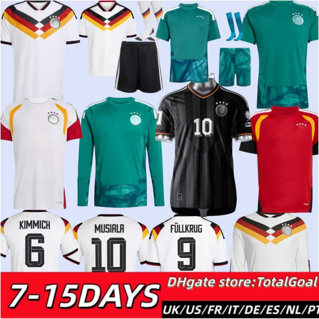 Germany 2026 World Cup jersey short long sleeved children's set women's football shirt men's German team goalkeeper training home MUSIALA