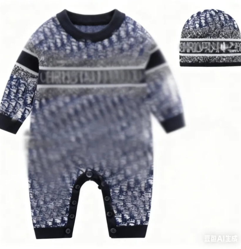 Newborn Baby Romper Casual Clothes Baby Boys Romper Toddler Kids Lapel Single Breasted Jumpsuits