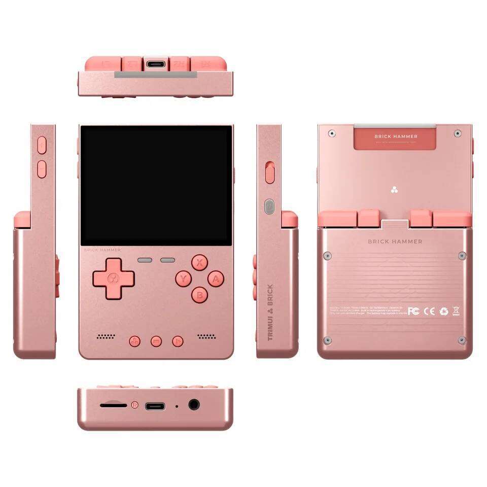 Trimui Brick Hammer Handheld Console 3.2 Inch 1024*768 IPS Screen 3000mAh Metal Open Source Retro Game Machine Gifts 26W0127