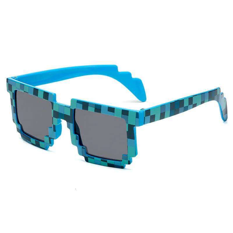 2025 New fashion Sun Hot Sale Sunglasses Creeper Glasses Novelty Mosaic Funny Goggles Boys Girls Pixel Eyewear Z260127