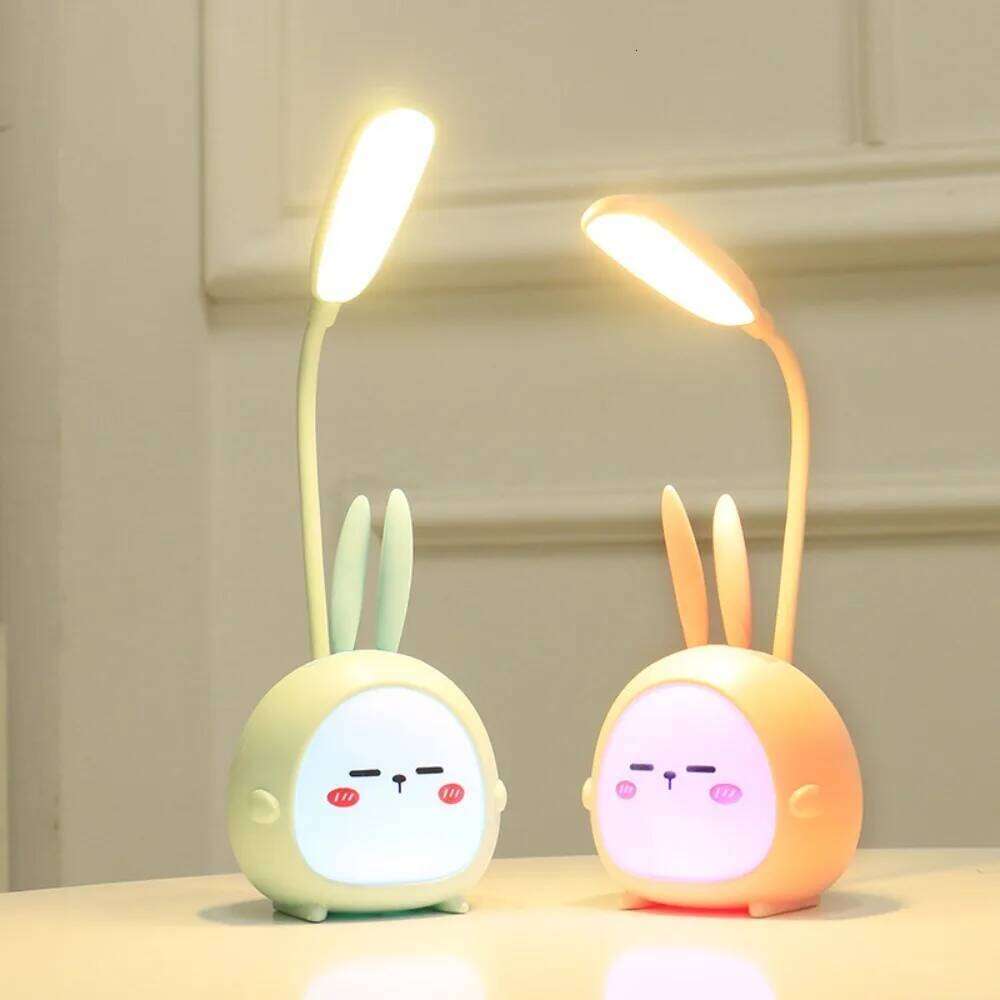 New creative cartoon deer cute LED charging eye protection night light student bedroom dormitory folding reading desk lamp Z260127