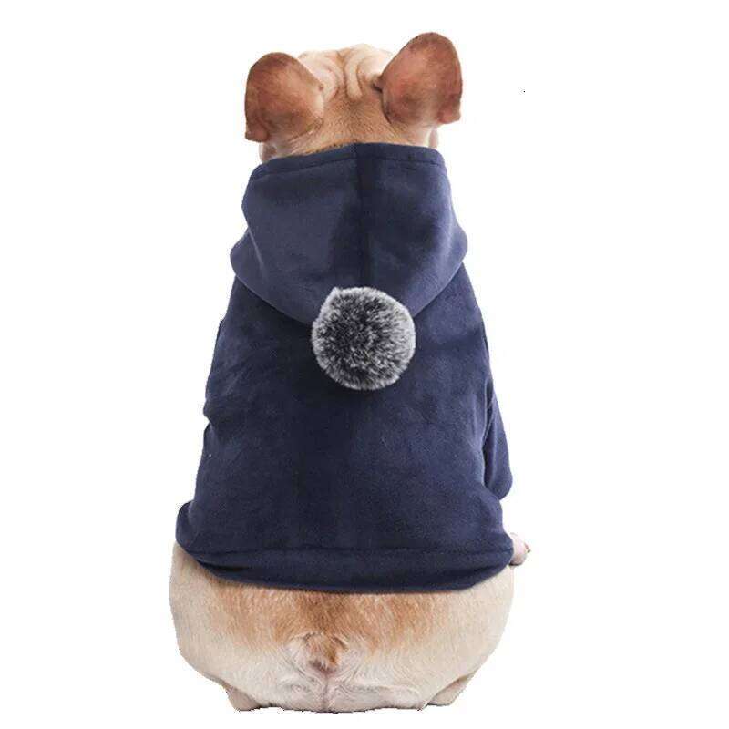Fashion French Bulldog Pug Dog Coat Jacket for Small Medium Dogs Winter Warm Pet Clothes Puppy Yorkies Sweatshirt Pets Clothing XJ260127