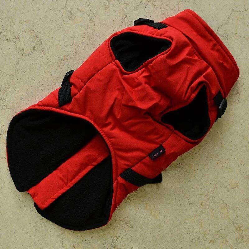 Jacket With Harness Winter Warm Clothes Waterproof Small Dog Coat Puppy Pet Clothing Chihuahua French Bulldog Outfit XJ260127