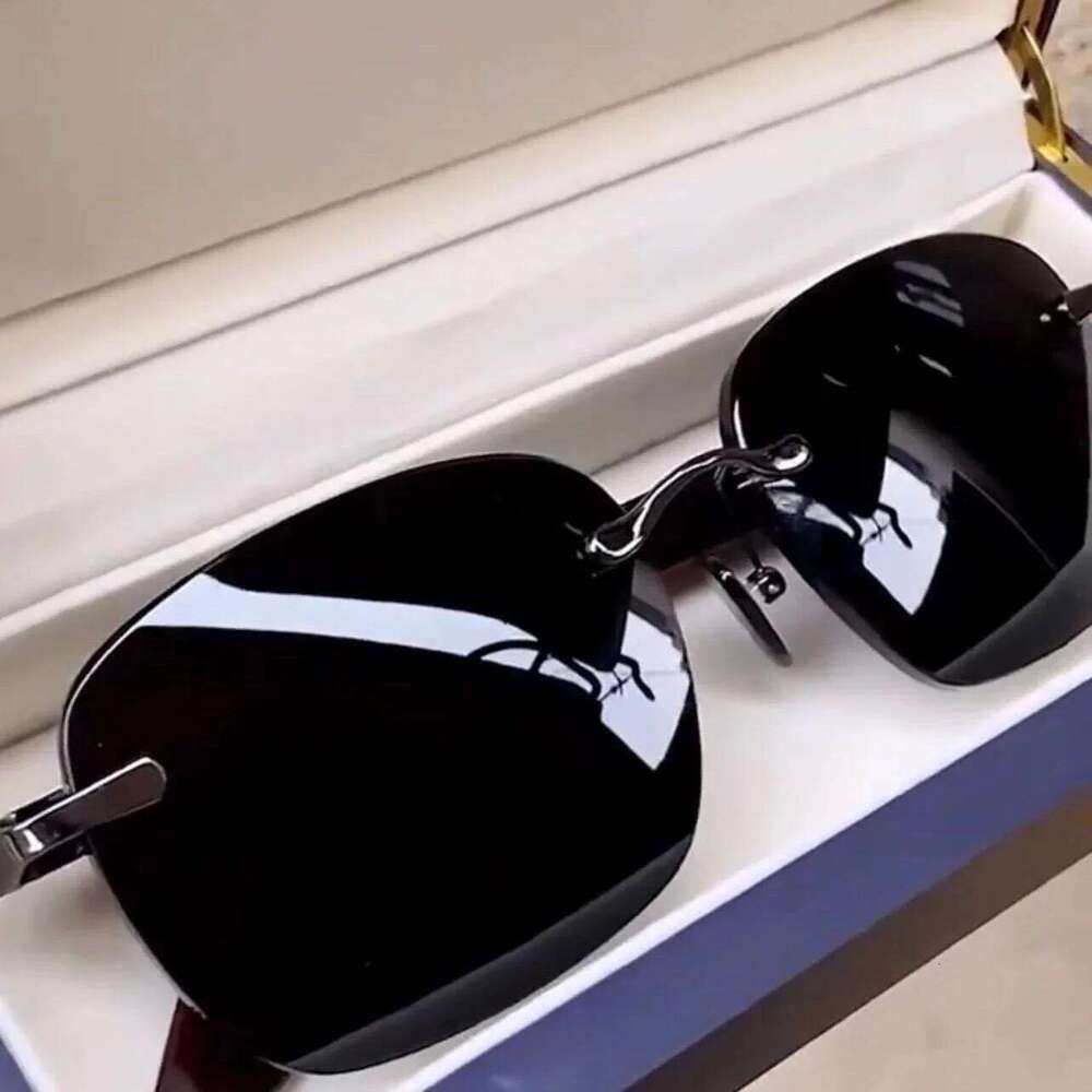 High Definition UV400 Punk Sunglasses Fashion Gradient Frameless Eyewear Rectangle Sun Glasses for Women & Men Z260127