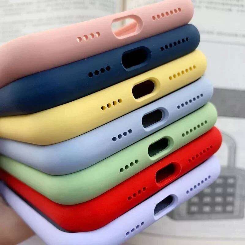 Official Silicone Cases 12 13 Max Plus Logo Case For iPhone 11 14 15 16 Pro Cover 26H0127