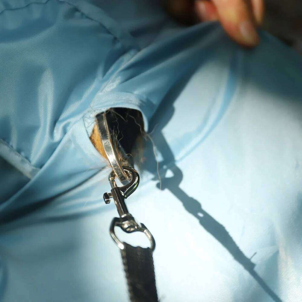 HOOPET Big Dog Tail Jumpsuit Raincoat for Large Dogs with Reflective Strips Tow Hole Labrador Waterproof Jacket XJ260127