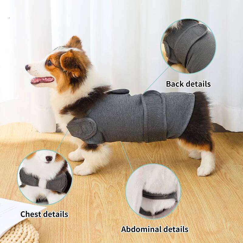 Breathable Stress Relieving Dog Lightning Protection Jacket for Anti Anxiety Vest Keeps Pets Calm XJ260127