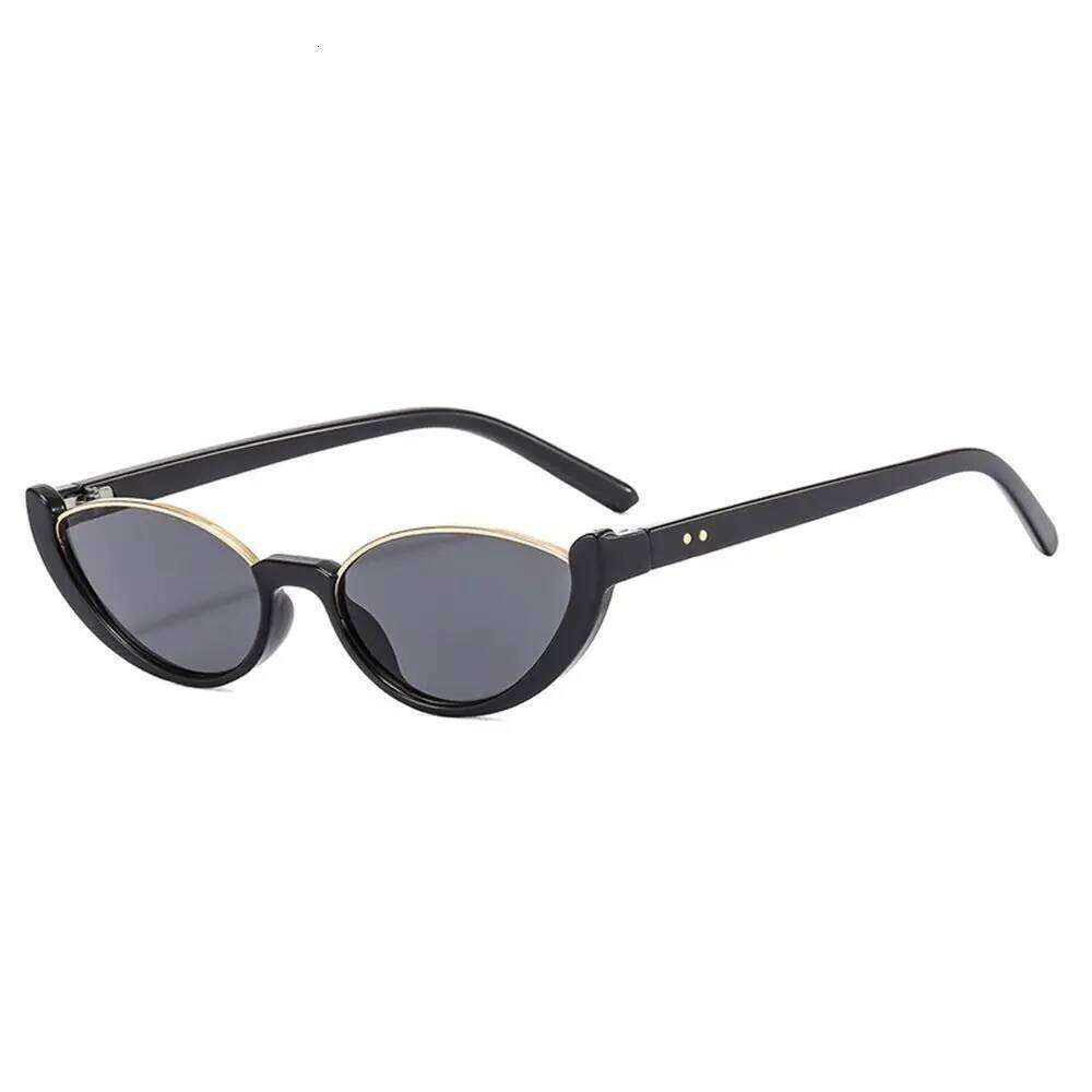 New Small Cat Eye Sunglasses Women Trendy Vintage Composite Shades Eyewear Fashion Luxury Brand Sun Glasses Z260127