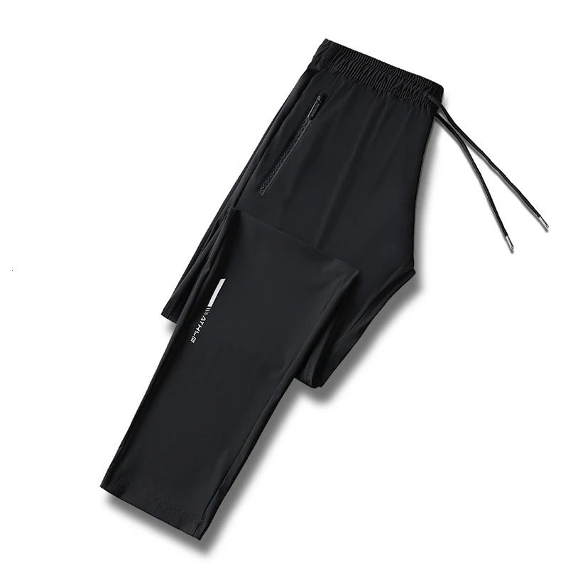 Mens cool quick drying breathable waist drawstring jogging pants fashionable high elasticity sports suitable for fitness 260127