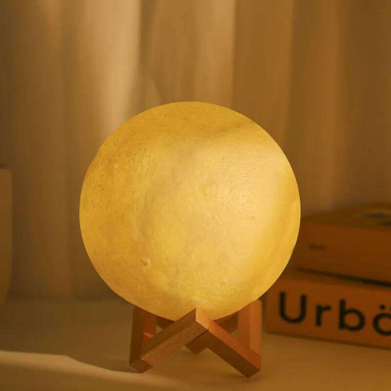 Newest 1/2/4PCS LED Light Battery Powered with Stand Starry Bedroom Decor Night Lights Kids Gift Moon Lamp Z260127