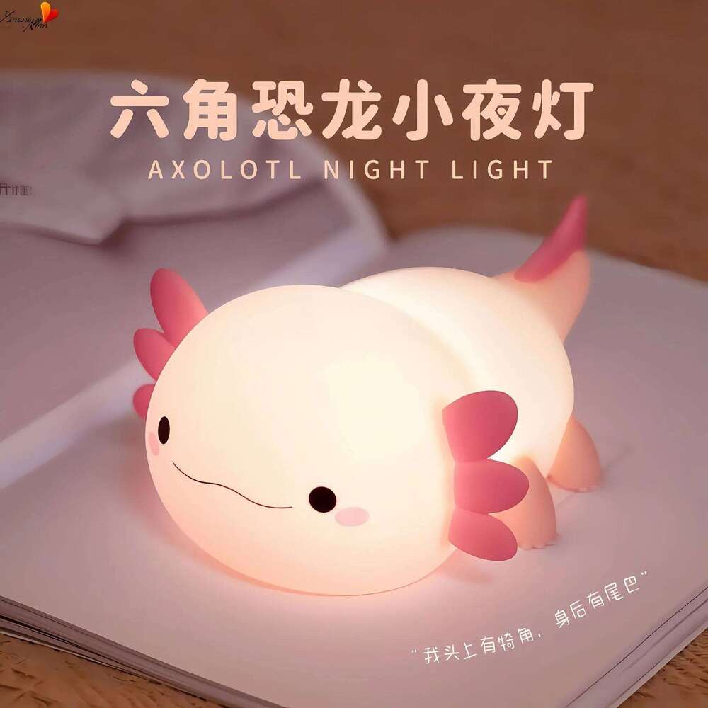 Salamander Night Hexagonal Dinosaur Mood USB Charging Sensor Light for Sleeping & Nursing Bedside Lamp Z260127