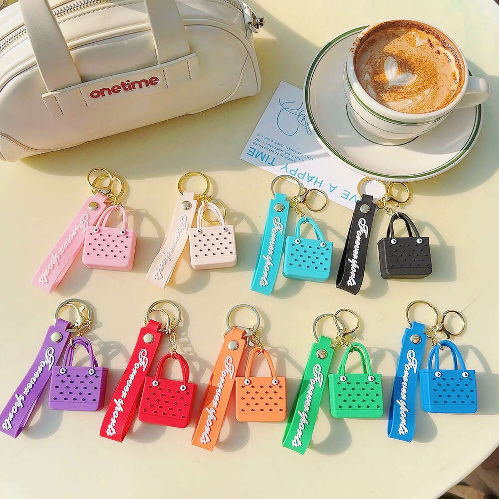 New EVA Beach Hole Bag Cross-Border Hot-Selling Keychain Pendant European and American Fashion Ornament Small Gift S260126