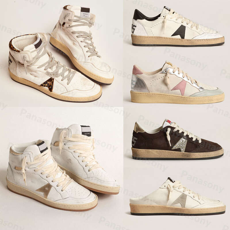 Designer Superstar High Casual Shoes Golden Sky Star Super Shoes Star Italy Brand Dirty shoes Classic Sneakers Ball Star Luxury Dirtys Sequin White