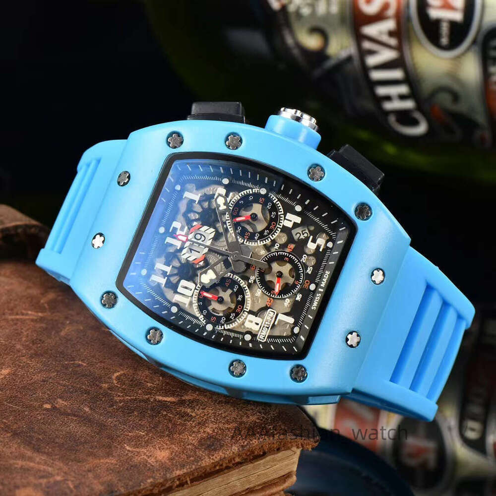 Mens Designer Richaly Rd Millies Watch Rubber Strap AAA Luxury Richerd Miller Watch Man Watch Woman Watch Top Quality Chronograph Quartz Automatic Watch Box 576