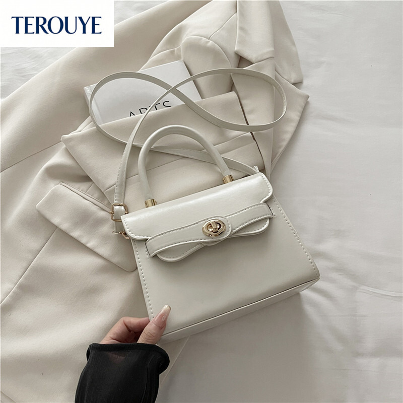 TEROUYE Trendy Women's Handbag Autumn/Winter New Fashionable Simple Shoulder Bag Trendy Versatile Style Small Square Bag Retro Luxury