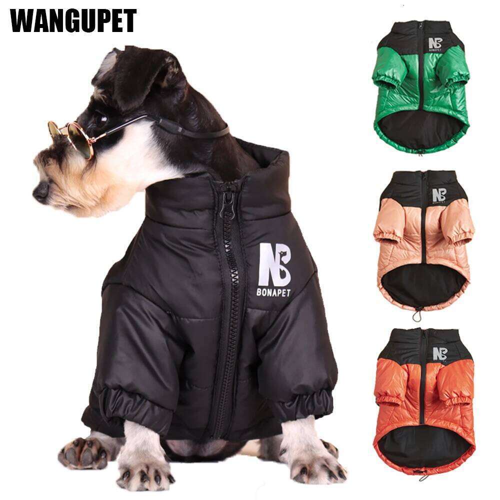 Winter Pet Clothes Reflective Big Dog Jacket French Bulldog Chihuahua Puppy Warm Coat for Small Medium Dogs Clothing XJ260127