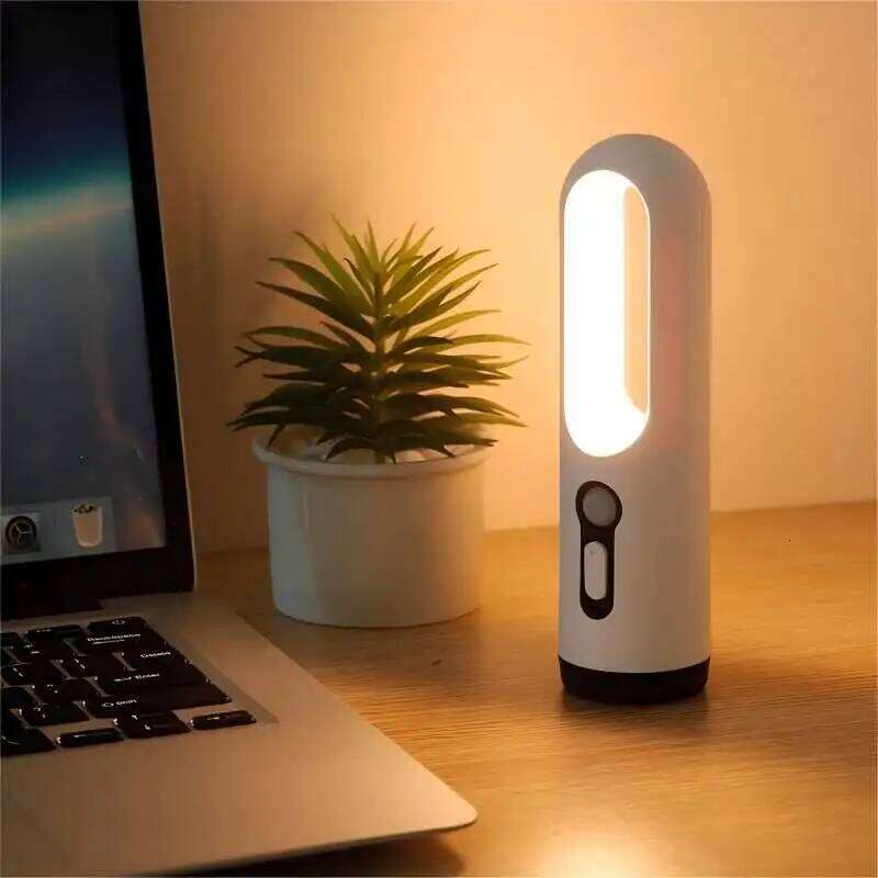 AiQUE LED Motion Sensor Night Light Portable 2 in 1 Flashlight Bedroom Bathroom Reading Camping Lighting Baby Feeding Eye Care Z260127