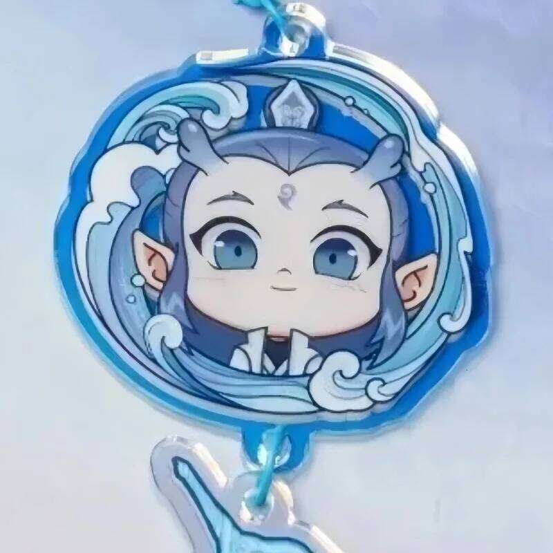 Ne Zha Cosplay Keychain Movie Nezha: Birth Of The Demon Child Props Ao Bing Accessory Schoolbag Charms for Carnival Party S260126