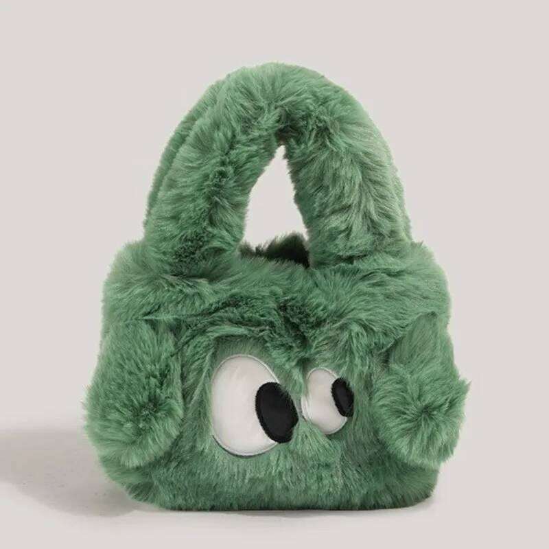 Hot Fuzzy with Niche Playful Design 2025 New Style Plush Crossbody & Shoulder Bag Women Gift for Girls/Women