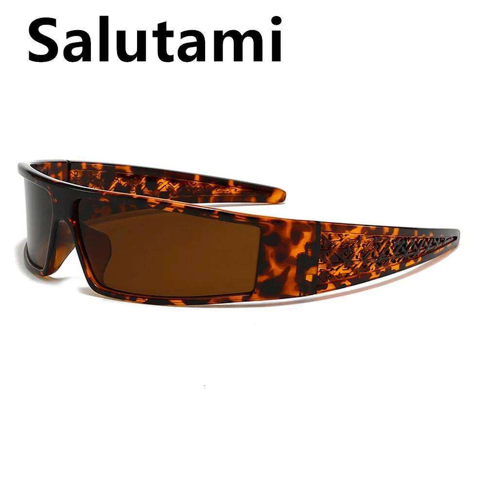 vintage one piece arc rectangle black sunglasses women new fashion brand Y2K sun glasses ladies sexy driving shades men eyewear Z260127