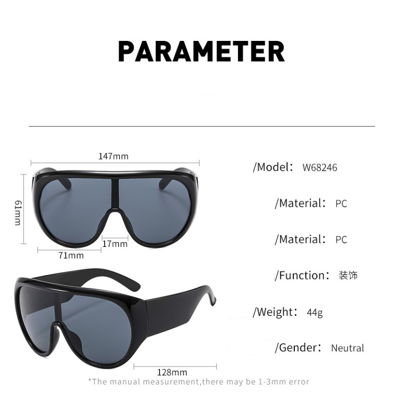 Oversized Wrap Around Sunglasses 2025 New Sports Protective UV Protection Sun Glasses Designer for Men Women Driving